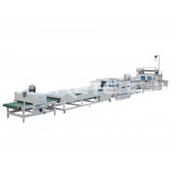 PUR laminating machine to press PVC film on PVC board