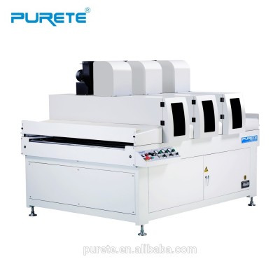 3 Lamps uv curing machine for drying wood and MDF boards